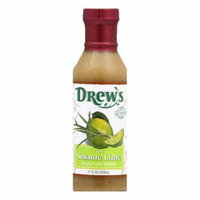 Drew's Dressing Thai Sesame Lime Low Carb, 12 OZ (Pack of 6)
