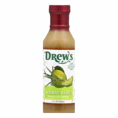 Drew's Dressing Thai Sesame Lime Low Carb, 12 OZ (Pack of 6)
