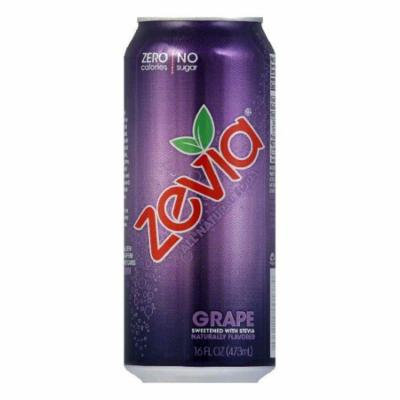 Zevia Grape Soda, 16 FO (Pack of 12)