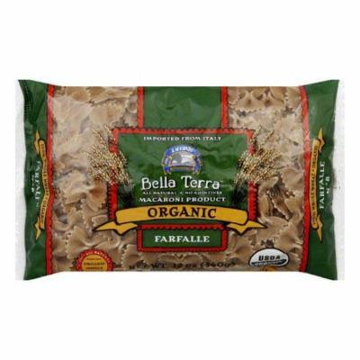 Bella Terra Pasta Farfalle Bow Ties Whole Wheat Organic, 12 OZ (Pack of 12)