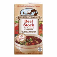 Harmony Farms Beef Stock, 32 FO (Pack of 12)