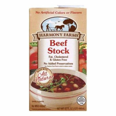 Harmony Farms Beef Stock, 32 FO (Pack of 12)