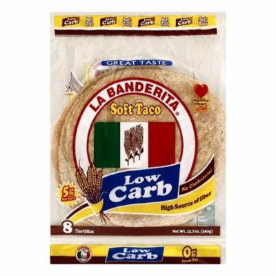 La Banderita Soft Taco Low Carb Tortillas, 8 ea (Pack of 12)