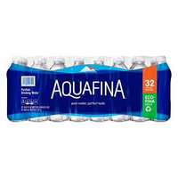 Aquafina Purified Drinking Water, 16.9 Ounce (32 Bottles)