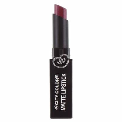 (3 Pack) CITY COLOR Matte Lipstick L0050D Cabernet