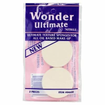 (6 Pack) Wonder Ultimate Texture Sponges For All Oil Based Make-Up Round - 2 Pieces