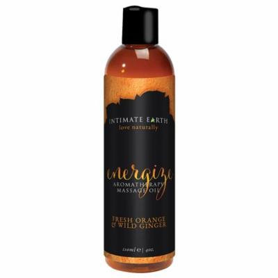 Intimate Earth Aromatherapy Massage Oil - Energize - 4 oz