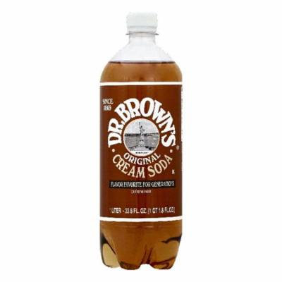 Dr Browns Original Cream Soda, 33.8 OZ (Pack of 12)