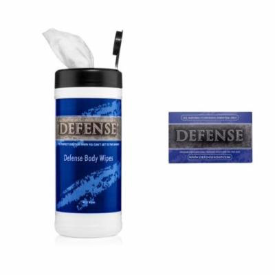Defense Soap Bar Soap 4 oz and Body Wipes 40 Count | 100% Natural Tea Tree Oil and Eucalyptus Oil Helps Wash Away Ringworm, Jock Itch, Psoriasis, Yeast, and Athlete's Foot