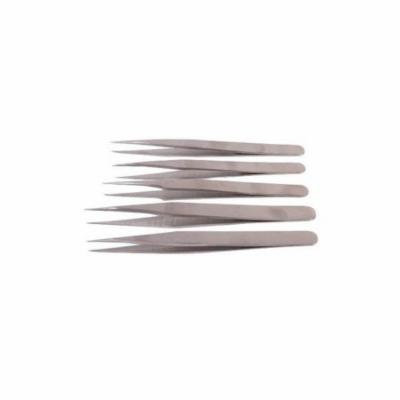 Brand New Duratool Five Piece Stainless Steel Precision Tweezer Set