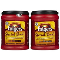 Fresh Taste of Folgers Coffee, Special Roast Enticing Aroma, Full-Bodied Flavor Ground Coffee, Medium Flavor, 10.3 Oz Canister - (2 pk)