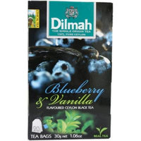 Dilmah, Tea, Single Origin Pure Ceylon Tea (Blueberry & Vanilla, 20 Tea Bags (Pack of 3))