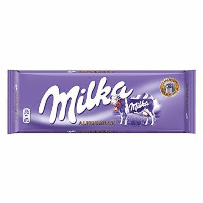 Milka Alpenmilch Milk Chocolate, Large Bar 300g