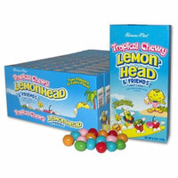 Tropical Chewy Lemonhead and Friends Movie Theater Size Candy, (Pack of 12)