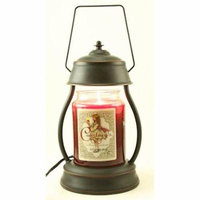 Hurricane Oil Rubbed Bronze Candle Warmer Gift Set - Warmer and Courtneys 26 oz Jar Candle - SECRET GARDEN