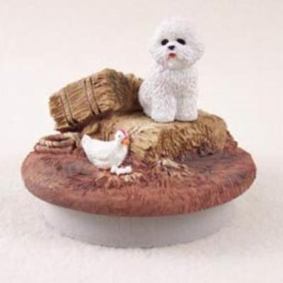 Bichon Frise Candle Topper Tiny One
