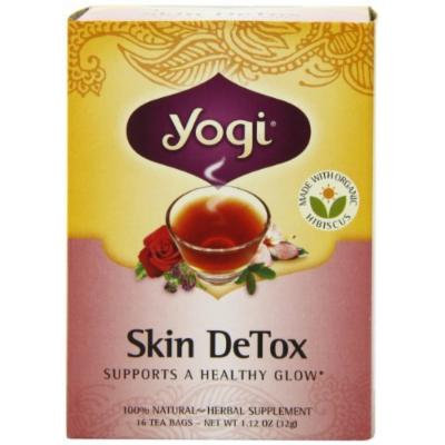 Yogi Skin DeTox, Herbal Tea Supplement, 16-Count Tea Bags (Pack of 6), Garden, Lawn, Maintenance