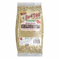 Bobs Red Mill Organic Buckwheat Groat, 16 OZ (Pack of 4)