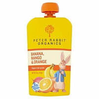 Peter Rabbit Organics Banana, Mango and Orange Puree, 4-Ounce (Pack of 10)