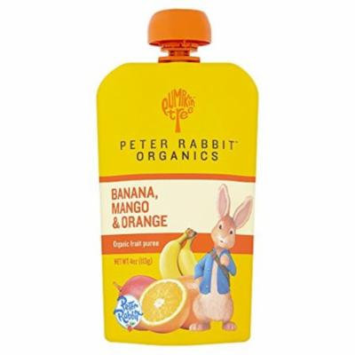 Peter Rabbit Organics Banana, Mango and Orange Puree, 4-Ounce (Pack of 10)