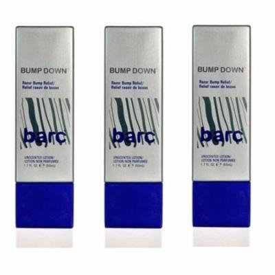 Barc Bump Down Razor Bump Relief, Alcohol-Free, Unscented Lotion, 1.7 Oz (Pack of 3)
