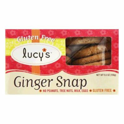 Lucy's Gluten Free Ginger Snap Cookies, 5.5 OZ (Pack of 8)