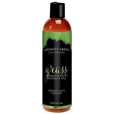Intimate Earth Aromatherapy Massage Oil - Grass - 4 oz