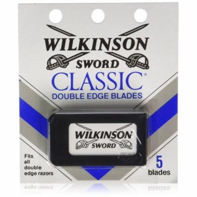 Wilkinson Sword CLASSIC Double Edge Razor Blades (2 packs of 5 = 10 Blades)