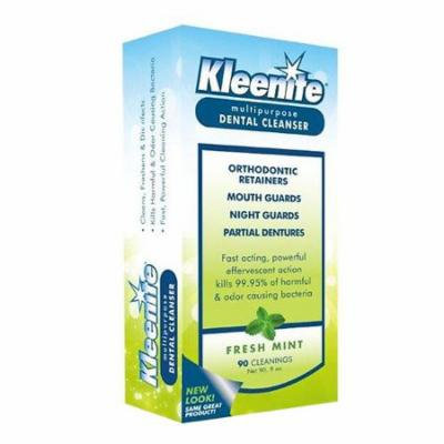 kleenite Multipurpose Dental Cleanser, 90 cleanings, Fresh mint 9 fl oz (Pack of 4)