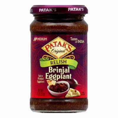 Patak's Relish Brinjal Eggplant, 11 OZ (Pack of 6)