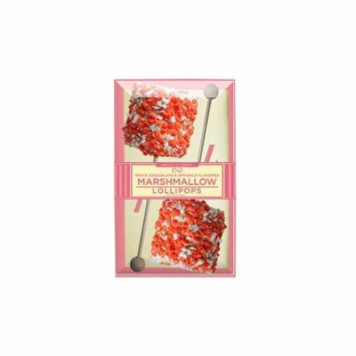 Giant Marshmallow with Orange Cream Crunch Lollipop, 2 Pack, 3 Count