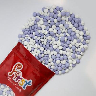 m&m Lavender & White Milk Chocolate Candy 1 Pound Resealable Pouch Bag