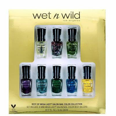 Wet N Wild 8-Piece Nail Polish Color Lacquer Gift Set Random Colors