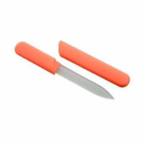 Crystal Glass, Genuine Czech 5 Inch Nail File in Orange Hard Case
