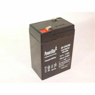 PowerStar AGM5-6-1067 6V 5Ah Kung Long WP456 SLA Replacement Battery