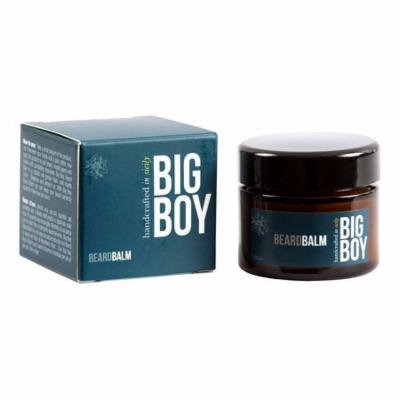 BIG BOY Beard Balm Leave-in Conditioner - All Natural - Shea Butter, Sweet Almond Oil, Beeswax - 50ml