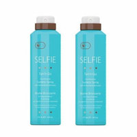 Selfie Tan'n Go Continuous Sunless Spray with Immediate Bronzers, Medium Tan, 6 Oz (Pack of 2)