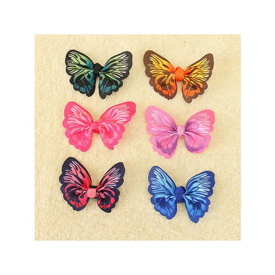 Hair Clips for Girls, Coxeer 6Pcs Hair Barrettes 3D Imitate Butterfly Hair Accessories for Toddler Kids