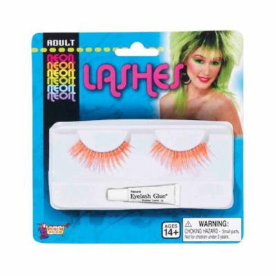 Neon Eye Lashes - Orange