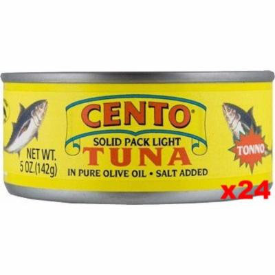 Cento Tuna in Pure Olive Oil, CASE (24 x 5 oz)