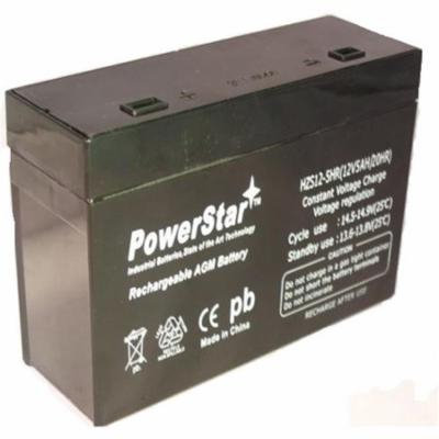 PowerStar hzs12-5hr-3 UPS Replacement Battery Pack for APC BF350U - APC RBC10 Cartridge No. 10 - Leakproof