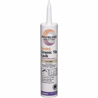10.5 Oz Polyblend Ceramic Tile Caulk Sanded - 122 Linen