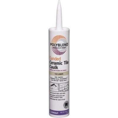 10.5 Oz Polyblend Ceramic Tile Caulk Sanded - 122 Linen