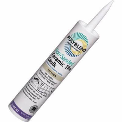 10.5 Oz Polyblend Ceramic Tile Caulk Non-Sanded - 122 Linen