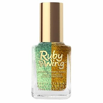 Ruby Wing Sunken Treasure Professional Mermaid Nail Polish, Blue Glitter, 0.5 Fluid Ounce (Pack of 12)