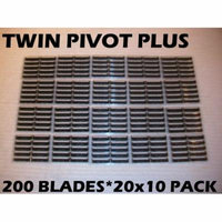 Personna Twin Pivot Plus - 200 Count (20 x 10 Bulk Packs)