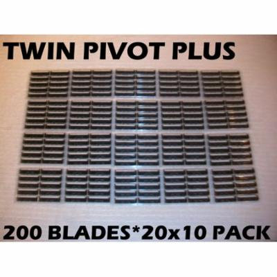 Personna Twin Pivot Plus - 200 Count (20 x 10 Bulk Packs)