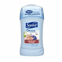 4 Pack Suave 24 Hour Protection Sweet Pea & Violet Invisible Solid 1.4 Oz Each