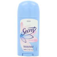 6 Pack Secret Anti-Perspirant Deodorant Solid Powder Fresh by Secret 2.7 oz Each