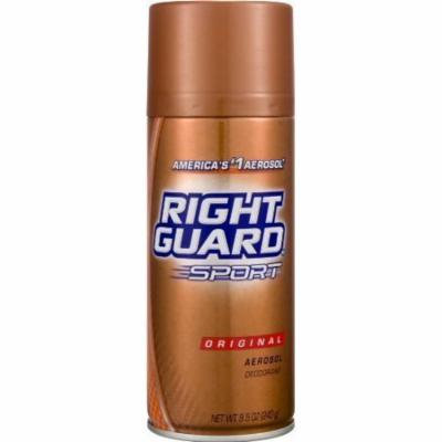 6 Pack Right Guard Sport Original Deodorant Aerosol 8.5 Oz Each
